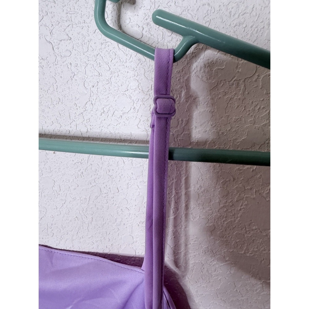 Revolve Super Down Mini Dress XS Lavendar Strappy Tie Back Vacay Beach - Picture 8 of 12